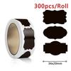 300pcs/Roll Self-adhesive Scratch Labels Stickers 2.5cm DIY Scratch Stickers  Party Supplies