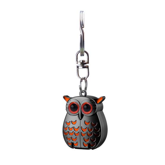 Portable Owl Keychain Nail Clipper with Nail File 2-in-1 Manicure Tool for Outdoor Adventures Stainless Steel Mini Clippers Unique Gifts for Travelers