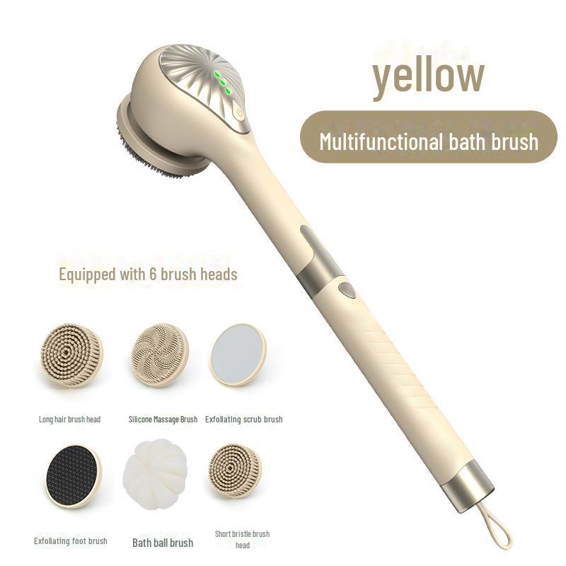 Автоматическая щетка для ванны с длинной ручкой для легкого очищения спины