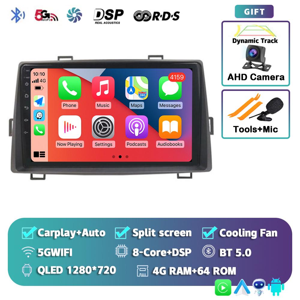 Android 14 Автомобильное радио для Toyota Noah Voxy 2007 2010 2011 2012 2013 Автомобильное радио Navi Мультимедийный плеер Стерео GPS Carplay Нет 2din