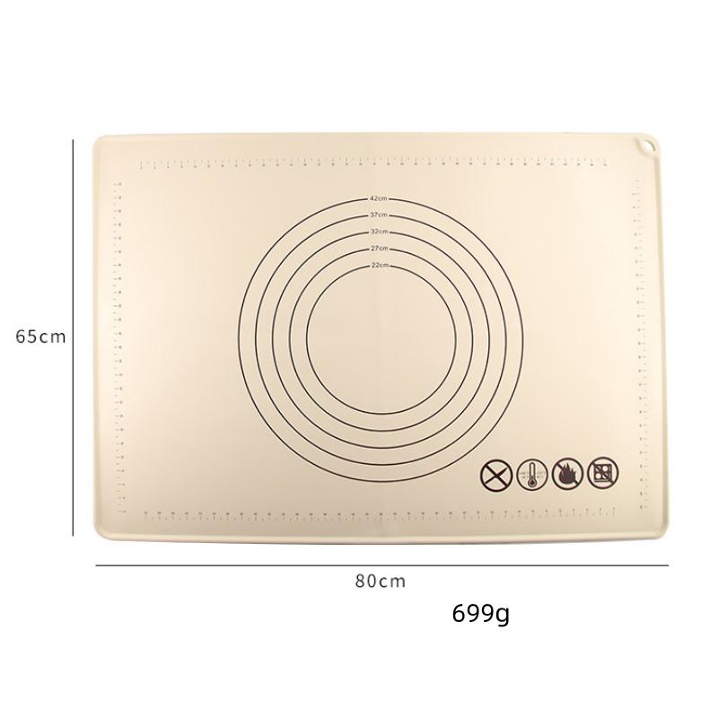 Силиконовый коврик для выпечки, противень, пищевой, бытовой, прочный, долговечный, для замешивания теста, для кухни, раскатывания большого количества теста, антипригарное покрытие