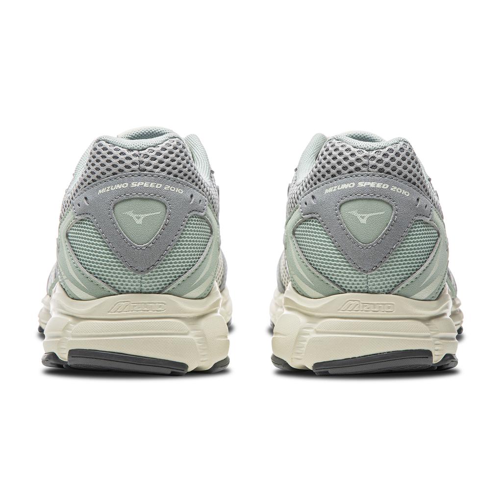 Mizuno Скорость 2010 Миллениум Ретро Спортивные Городские Повседневные Модные Универсальные Удобные Низкие Кроссовки Детская кроссовка Серебристый D1GH251709