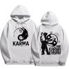KPOP 4th Album "KARMA" Same Style Unisex Oversized Hoodie FELIX HAN BANGCHAN CHANGBIN HYUNJIN LEE KNOW K-POP Merchandise Apparel