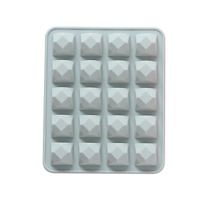20 сеток, силиконовая ромбовидная форма, решетка для льда, мешок для льда, квадратный кубик льда, форма для кубиков льда, коробка для льда, форма для льда