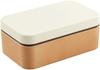 Showa Lunch Rice Wood Long Square Clean Made In Japan 4979539 Box, Doesn't Stick, Grain, Resin, Bento, White, Coat, Microwave/Dishwasher Safe, 600ml,