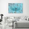 Canvas Print Turquoise Flower