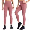 Женские базовые леггинсы для йоги, брюки с высокой талией, подтягивающие бедра колготки для бега, тренировок в тренажерном зале, фитнеса, спортивные брюки, быстросохнущие