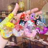 Cartoon Anime Figure Doll Key Chain Cute Fun Keychain Car Key Decoration Bag Accessories Kawaii Girl Heart Birthday Gift
