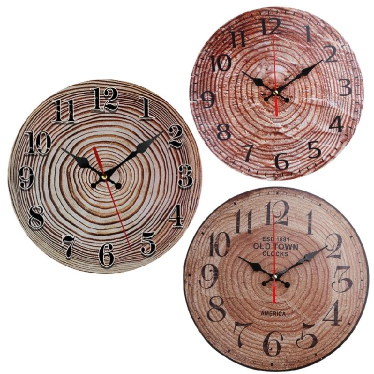 Винтажные Деревянные Часы Подвесное Деревянное Украшение Декор Стены Комнаты