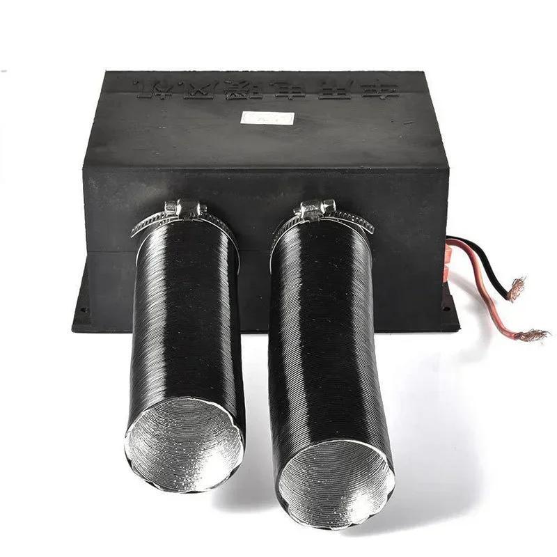 12 В/24 В Воздушный вентилятор Парковочный обогреватель 300 Вт 2 отверстия Автомобильный обогреватель Вентилятор Обогрев Окна Ветрового стекла Демистер Дефростер Для Автомобиля Грузовика Ван