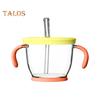 150ml Drinking Cup with Handles Baby And Toddler Sippy Cup Capacity Silicone Straw Easy-to-Grip Handle Mini Cup Reusable Children Tumbler