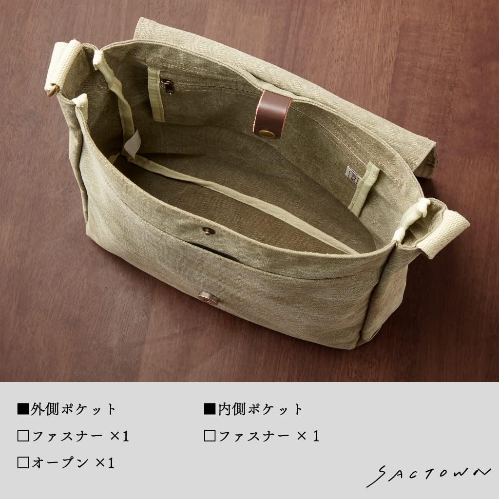 Canvas workshop Сумка на плечо Сумка Холщовая сумка через плечо A4 3X57 [Плечевая Мужская Женская Холщовая] (хаки)