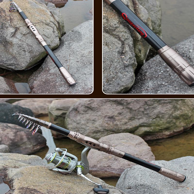 SOUGAYILANG Удочка металлическая прочная 1,8-3,0 м морское озеро речная удочка телескопическая портативная удочка