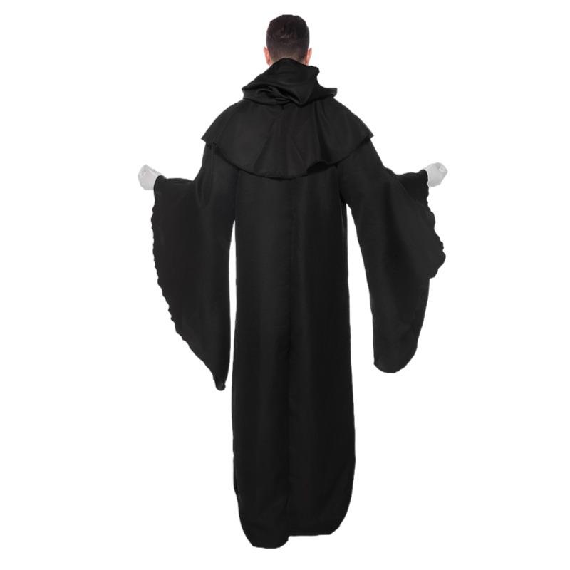 Хэллоуинский плащ темного колдуна: Костюм Волшебника и Вампира для Сценического Выступления