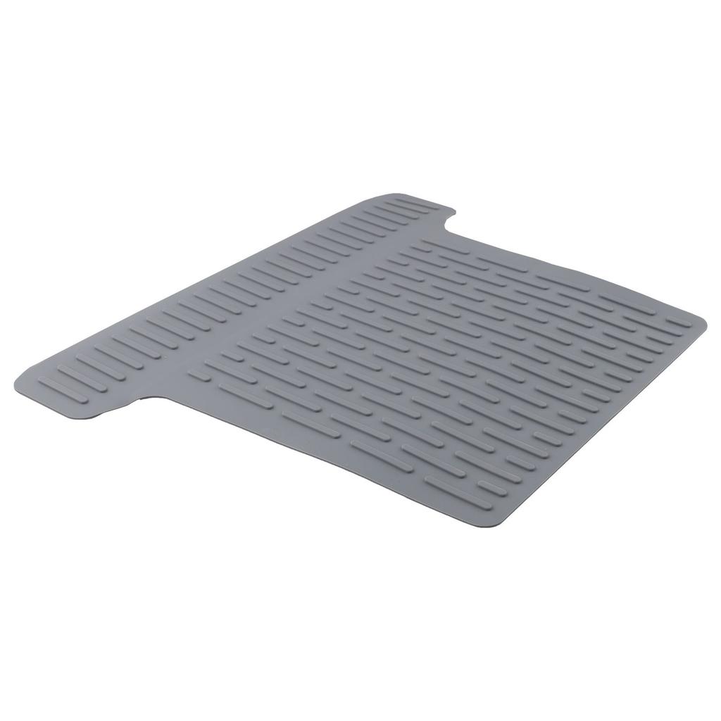 Dishwasher Safe Black Silicone Sink Mat Double Sink Cover Easy To Clean Fresh Kitchen Atmosphere Dishwashing Area