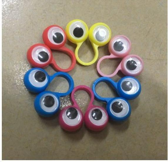 Детские пальчиковые игровые кольца для глаз - забавные праздничные игрушки для розыгрышей