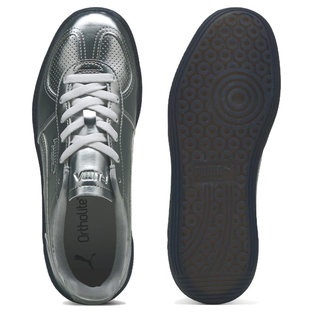 Puma Кроссовки женские Palermo Astro Escape серебристо-черные 400450-01