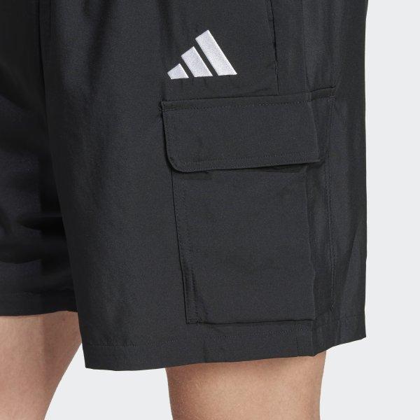 adidas Унисекс Essentials Шорты-карго с маленьким логотипом Челси Повседневные тканые шорты