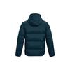 Under Armour ColdGear Training Sports Waterproof Hooded Down Jacket Men Outerwear Navy 1369372-413