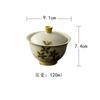 Hand-painted Osmanthus Gaiwan Ancient Tea Tureen Household Tea Bowl With Lid Kit Tea Making Cover Bowl Tea Items Supplies Craft