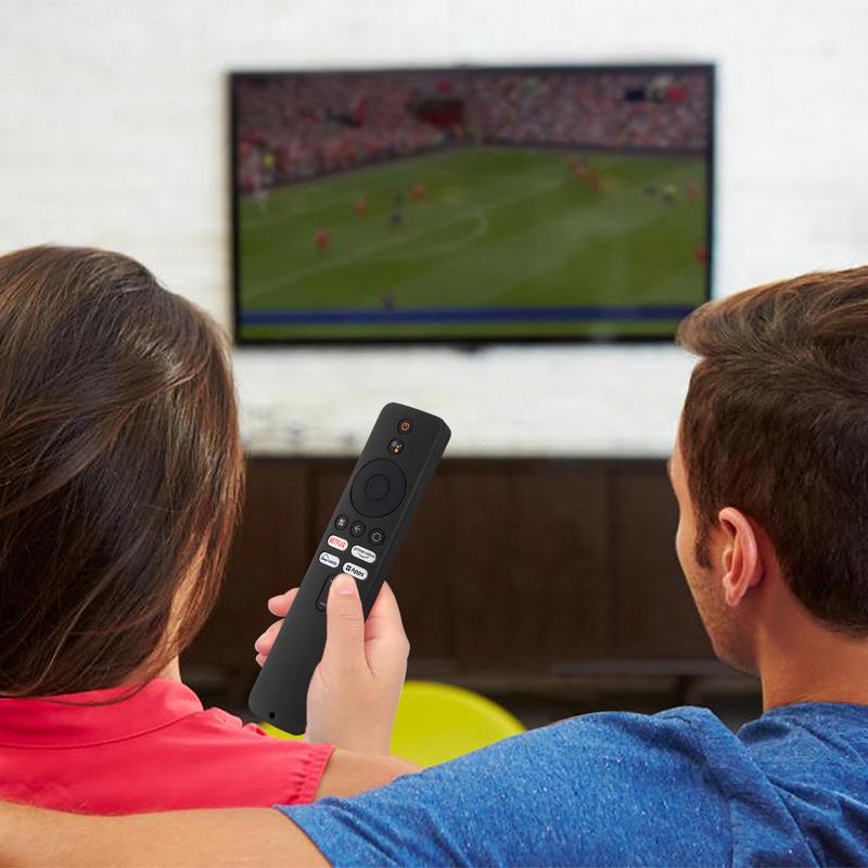 Чехол для пульта от телевизора Ударопрочный силиконовый защитный чехол со шнурком Совместимый для Xiaomi