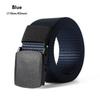 Casual Metal-free Security Check Tactical Waistband Nylon Waist Belt Military Web Belt for Fat Man