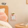 Easy Peel Stick Wall Decals 4Pcs Felt Switch Plate Cover, Cute Pony Light Sticker, Room Decor for Bedroom Living Self?Adhesive Socket Protector,