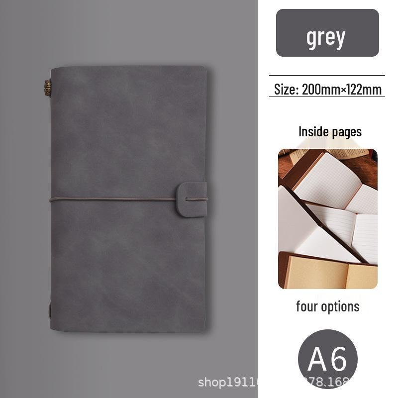 Винтажный дорожный журнал на разъемных листах - Мягкая обложка, Дневник-блокнот со штампованным переплетом