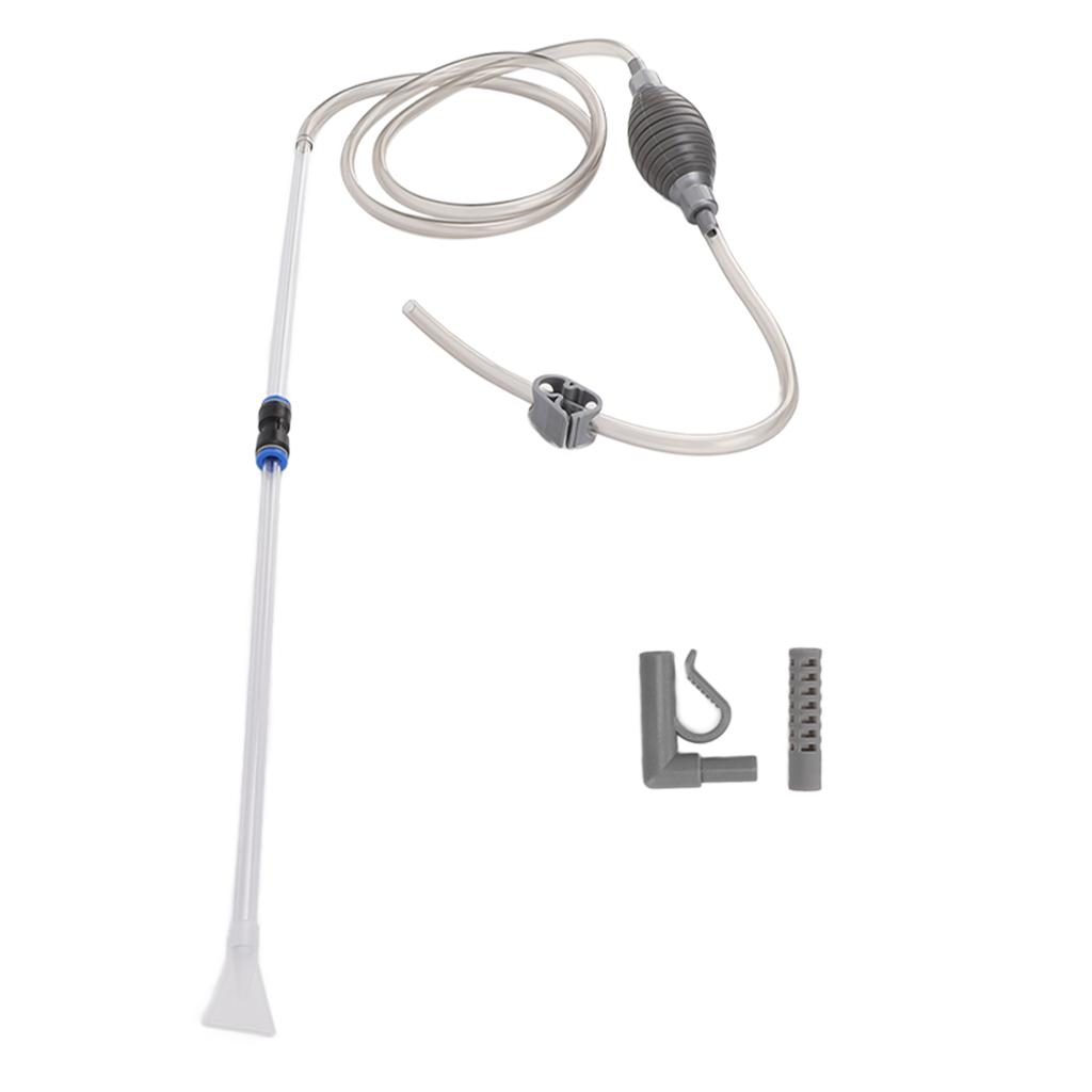 Aquarium Siphon Cleaner Plastic Siphon Sand Remover with 3 Nozzles for Fish Tank Cleaning Water ChangeStandard Type