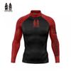 RT Mens Womens Long Sleeve Rash Guard UPF 50 Surfing Suit Swimming Beach Water Sports