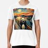 Panda In the Style of Edward Munch's The ScrT-Shirt S-5XL Best T-Shirt