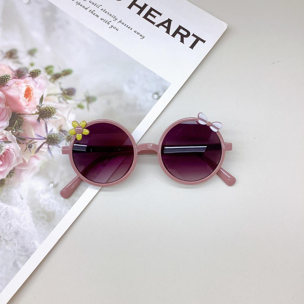 Детские солнцезащитные очки Защита от солнца Защита от ультрафиолета Милые цветочные солнцезащитные очки для девочек Солнцезащитные очки для мальчиков