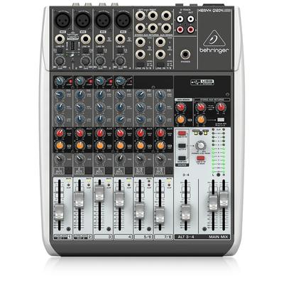 Behringer Behringer Аналоговый микшерный пульт 12 каналов 1 ручка аудиоинтерфейс XENYX Q1204USB черный Comp/USB