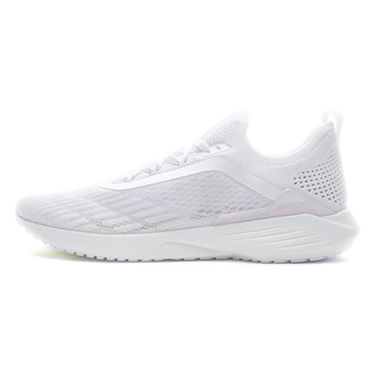 Li Ning Super Light 17 Износостойкие Дышащие Низкие Беговые Кроссовки Мужские Стандартные Белые ARBQ003-2