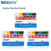 Dental Gutta Materials Percha Root Points Endodontics Cotton Fiber Tips Dentistry GP Canal Taper 02 04 06 #15-40 F1-F3