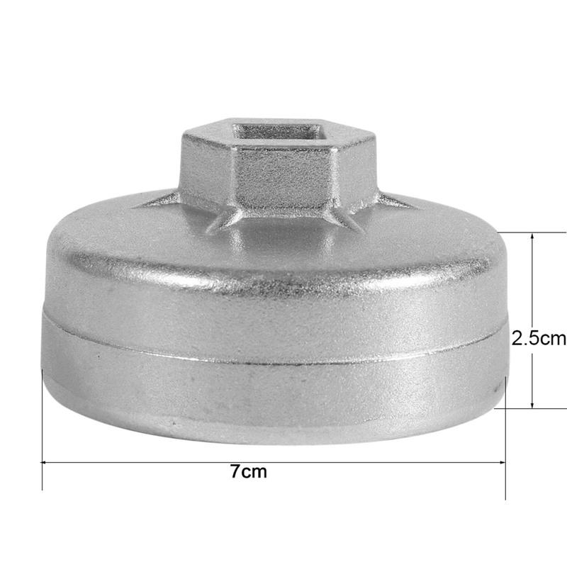 65mm 14 Flutes Oil Filter Wrench Car Socket Remover Tool For Oil Filter Housing Tool Oil Filter Wrench Remover Wrench