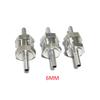 Fuel Check Valve Aluminum Alloy 4/6/8/10/12/14mm High Temp Resistance Automotive One Way Valve