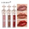Women Lip Gloss Tint 8 Colors Cup Long Lasting Sexy Moisturizing Non-Sticky Quick Film Liquid Lipstick Lips Plumper Lips Makeup Cosmetics
