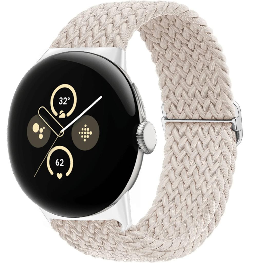 Braided Solo loop for Google pixel 3 4 2 band Accessories Smartwatch Elastic Adjustable Nylon correa bracelet Pixel Watch Strap