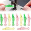 10pcs Mini Automatic Needle Threaders Easy Self-Threading Tool for Sewing Machines, Durable & Portable, Assorted Colors