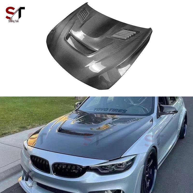 Varis Style Carbon Fiber Hood for BMW M3 F80/M4 F82 F83 - Engine Hood Body Kit