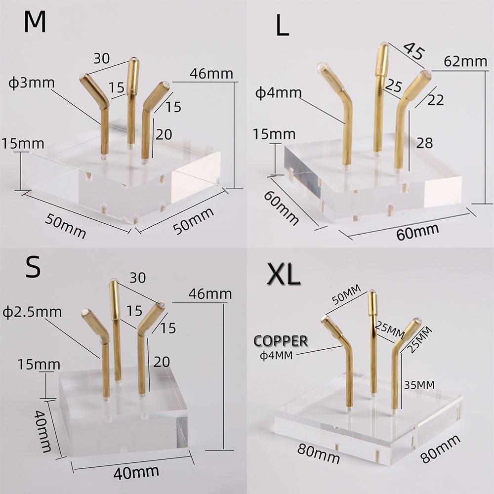 Прозрачный хрустальный шар основа акриловая сфера дисплей стенд креативный минерал полка украшение дома