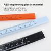 0-150MM Sliding Caliper Plastic Lightweight Smooth Plastic Square Ruler Easy to Measure Accurate Measuring Tool Line Saw