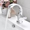 Chrome Faucet Lavatory Faucet Single Lever Sink Taps