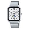 CASIO Standard Moon Phase Analog Men's Watch MTP-M305D-7A2V Metal Band Silver Overseas Model