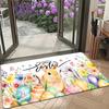 1Pcs Anti Fatigue Kitchen Rugs,   Bunnies Print Waterproof Non-Slip Thick Cushioned Kitchen Mat Heavy Duty Comfort Standing Mat for Kitchen