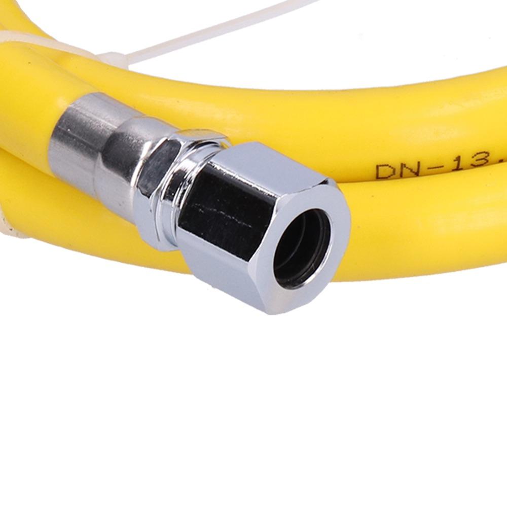 304 Stainless Steel Gas Hose Yellow Stove Gas Line Daily Home Gas Equipment Replacement