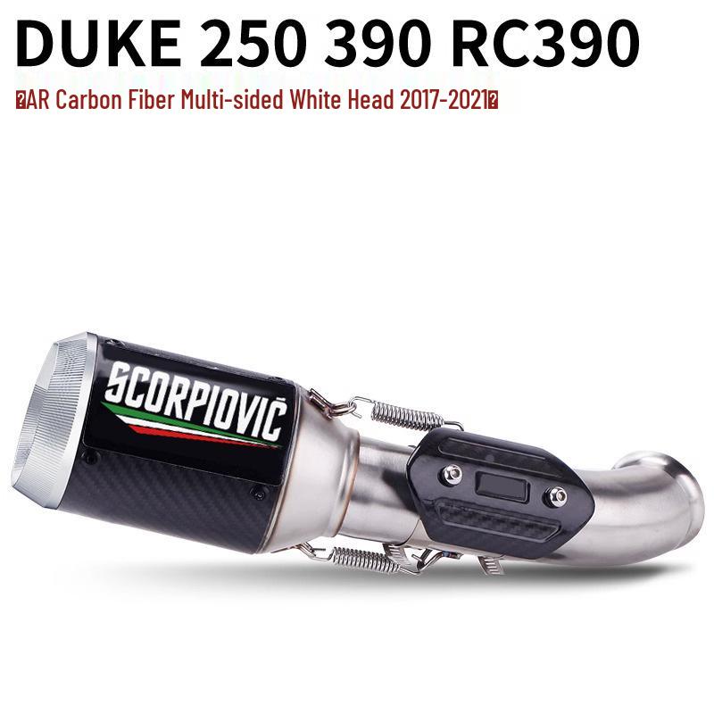 Комплект средней и задней выхлопной трубы для Duke250, RC390, Duke390