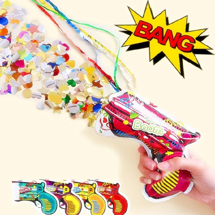 30pcs Confetti Popper Automatic Inflation Handheld Confetti Poppers for Festival and Wedding Celebration Gatherings