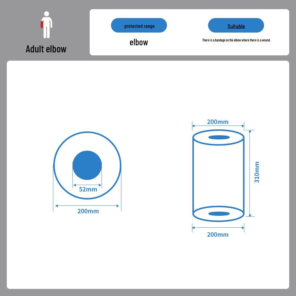 Водонепроницаемый чехол для душа для защиты гипса или PICC-катетера